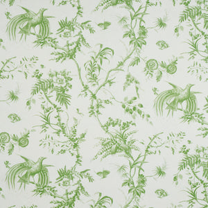 Schumacher - Toile De La Prairie - Green - 5011710 - Wallpaper