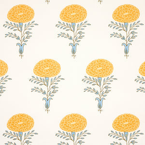 Schumacher - Marigold - Yellow - 5012071 - Wallpaper