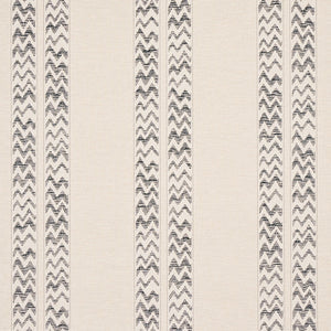 Schumacher - Kudu Stripe - Black - 5012310 - Wallpaper