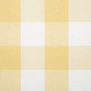 Schumacher - Willa Check Large - Yellow - 5012353 - Wallpaper