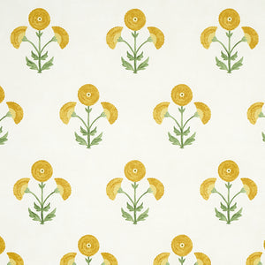 Schumacher - Saranda Flower - Marigold - 5012411 - Wallpaper