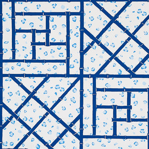 Schumacher - Fancy Beast - Indigo - 5012561 - Wallpaper