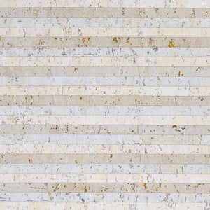 Schumacher - Cork Stripe - White - 5013000 - Wallpaper