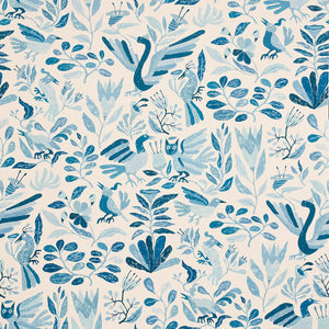 Schumacher - Canopy - Blue Birds - 5014830 - Wallpaper