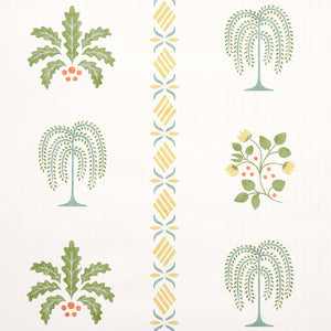 Schumacher - Willard House Stencil - Green - 5014841 - Wallpaper