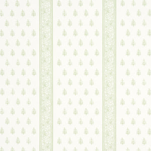 Schumacher - Katsura Stripe II - Leaf - 5015231 - Wallpaper