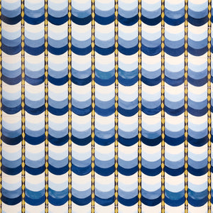 Schumacher - Sintra - Blue - 5015350 - Wallpaper