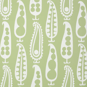 Schumacher - Paisley Peas - Green - 5015381 - Wallpaper