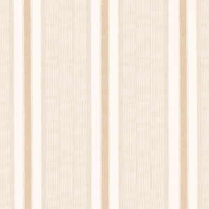 Schumacher - Ipala Stripe Vinyl - Bisque - 5015805 - Wallpaper