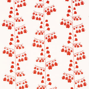 Schumacher - Bleeding Hearts - Red - 5015861 - Wallpaper