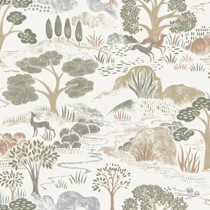 Schumacher - Diana - Natural - 5525 - Wallpaper