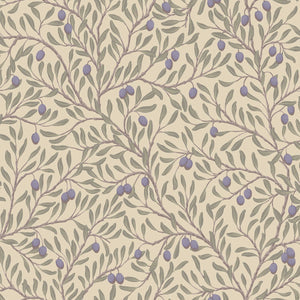 Schumacher - OlivtrAD - Leaf And Natural - 5704 - Wallpaper