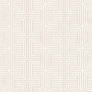 Schumacher - Geo Tribe - Pearl - 6480 - Wallpaper