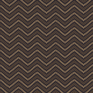 Schumacher - Chevron Dots - Brown And Gold - 6482 - Wallpaper