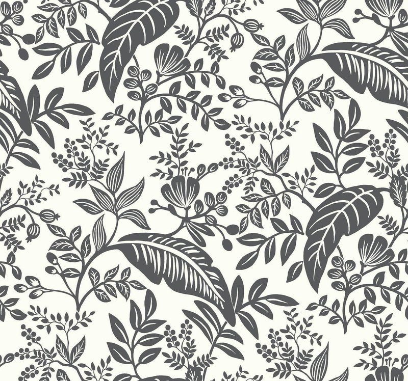Rifle Paper Co. Canopy Black/White Wallpaper