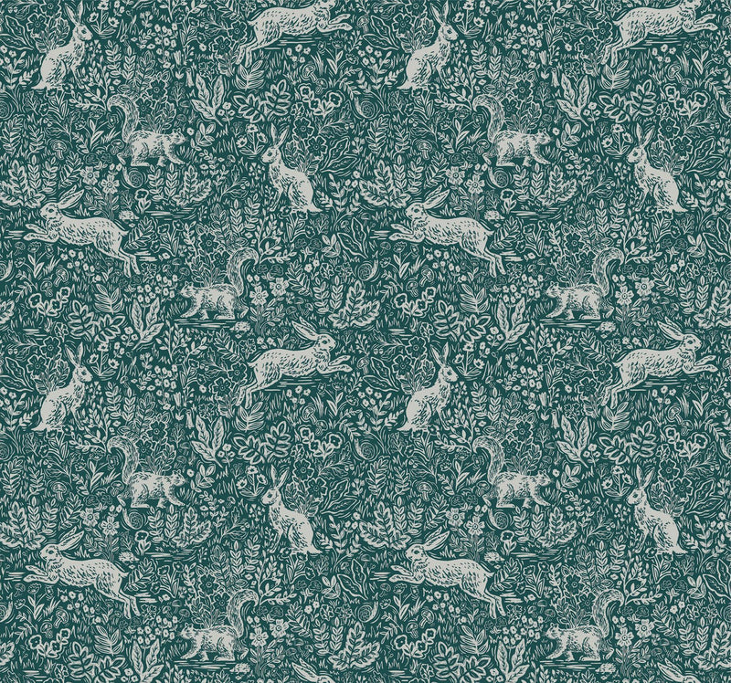 Rifle Paper Co. Fable Emerald Wallpaper