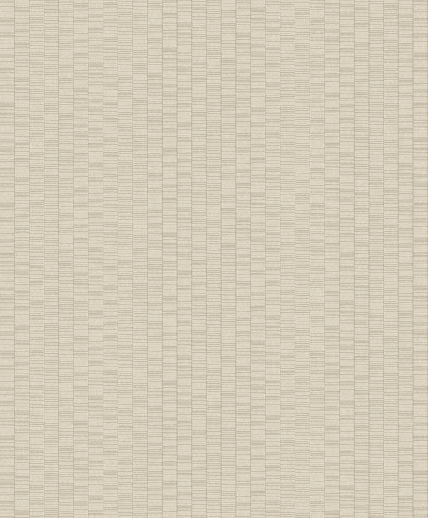 Seabrook Deco Spliced Stripe Dove Wallpaper
