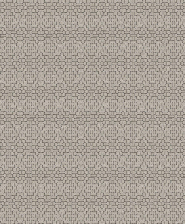Seabrook Capsule Geometric Nobel Grey Wallpaper