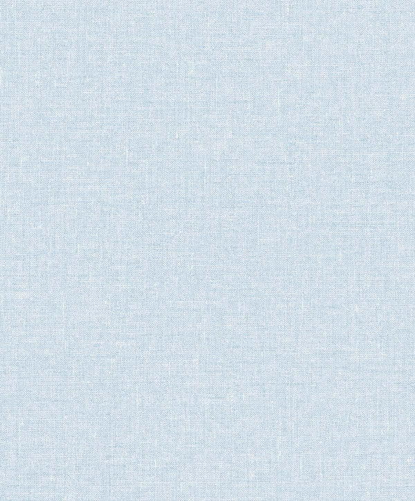 Seabrook Soft Linen Blue Fog Wallpaper