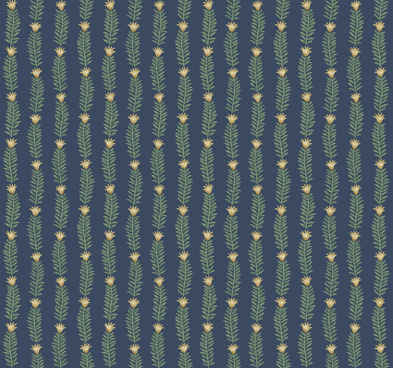 Rifle Paper Co. Eden Blue Wallpaper