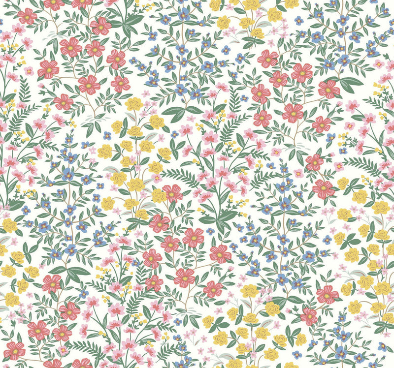 Rifle Paper Co. Wildwood Garden White Wallpaper