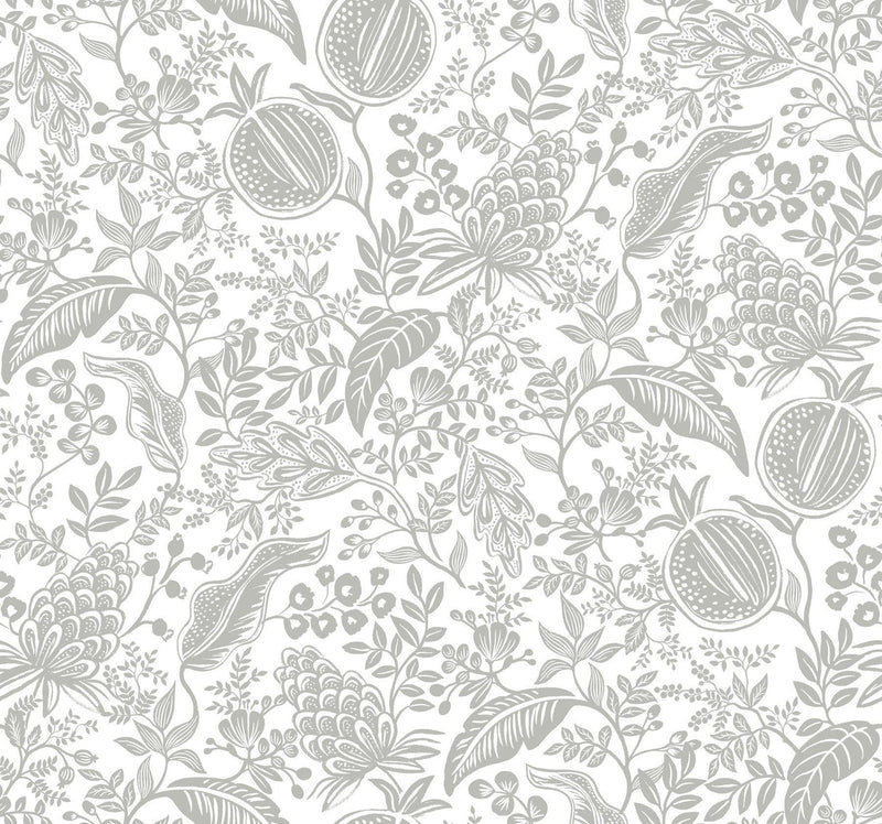 Rifle Paper Co. Pomegranate White Wallpaper