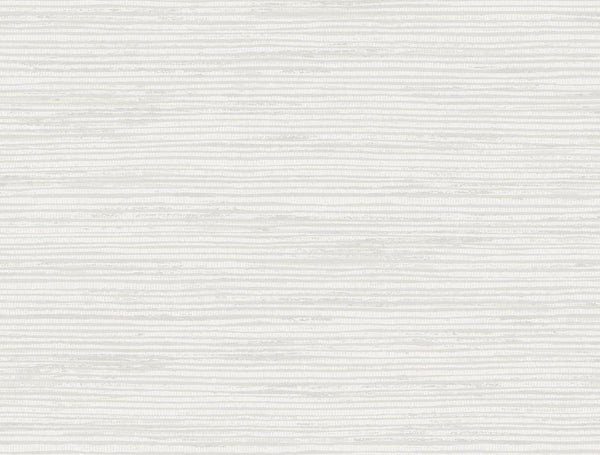 Seabrook Osprey Faux Grasscloth Eggshell And Silver Wallpaper