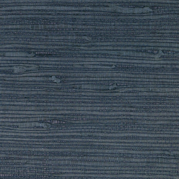 Seabrook Jute Grasscloth Aegean Blue Wallpaper