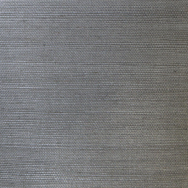 Seabrook Sisal Grasscloth Graphite Wallpaper