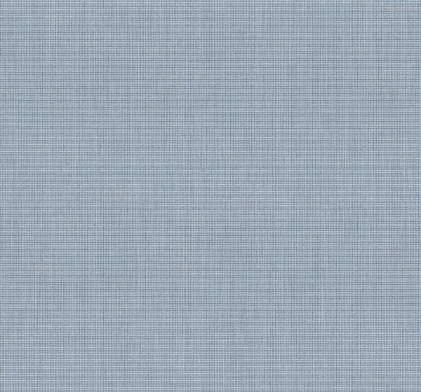 Seabrook Queens Weave Steel Blue Wallpaper