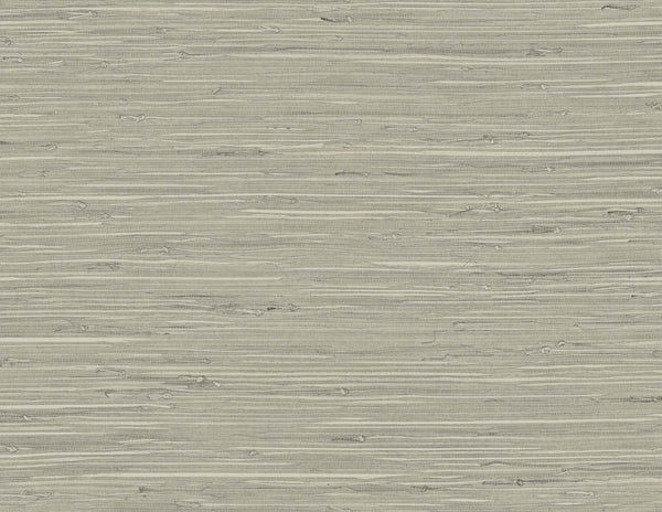 Seabrook Marion Faux Arrowroot Layered Slate Wallpaper