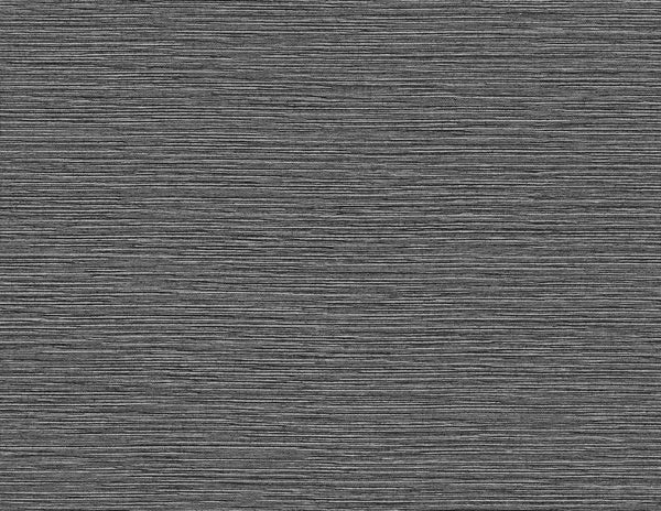 Seabrook Tiger Island Faux Sisal Charcoal Wallpaper