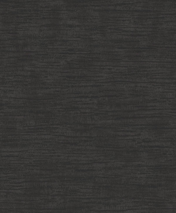 Seabrook Bark Texture Metallic Charcoal & Ebony Wallpaper
