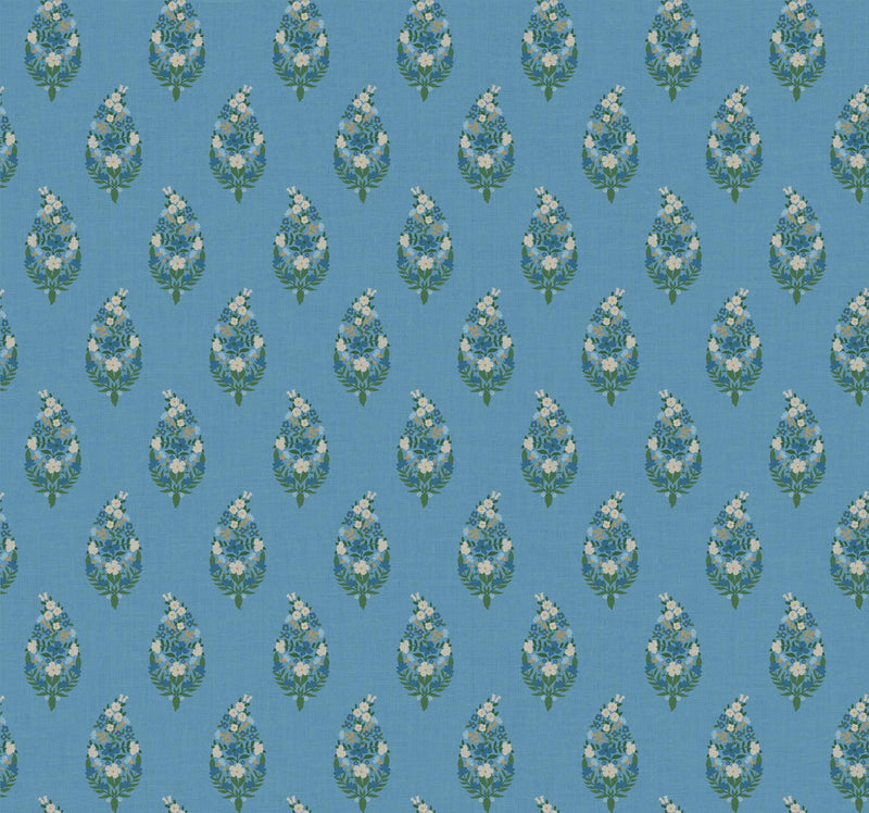 Rifle Paper Co. Paisley Blue Wallpaper