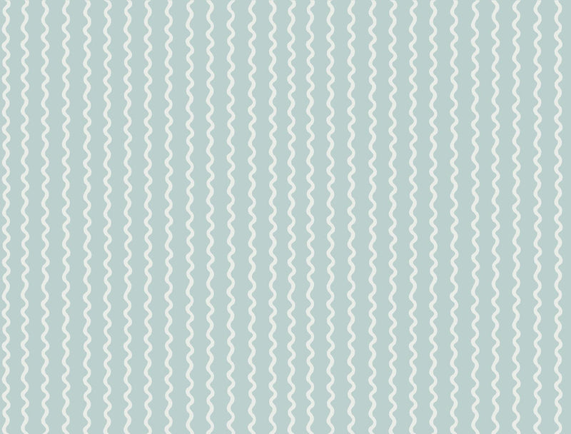 Rifle Paper Co. Rickrack Blue Wallpaper