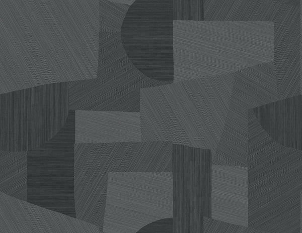 Seabrook Lahti Natural Gray Wallpaper