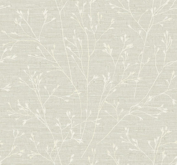 Seabrook Withington Branch Lace Wallpaper
