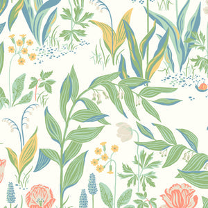 Schumacher - Spring Garden - Ivory Multi - 7218 - Wallpaper