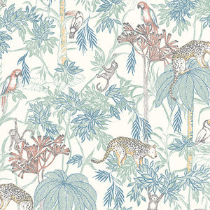 Schumacher - Wild Jungle - Multi - 7462 - Wallpaper