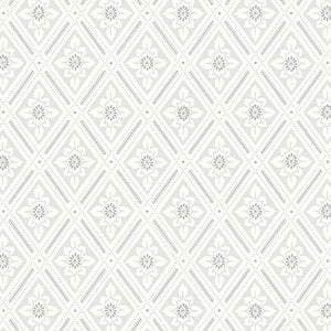 Schumacher - Ester - Grey - 7659 - Wallpaper