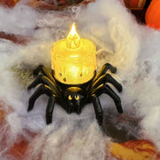 Halloween Pumpkin Spider Candle Light Props β Scary Party Decor glodeco