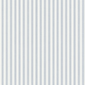 Schumacher - Aspo Stripe - Sky - 8871 - Wallpaper