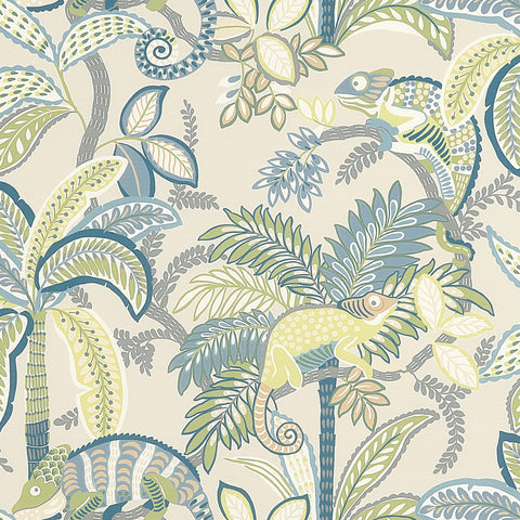 Iggy Lagoon Fabric - F81676 - Thibaut Fabric