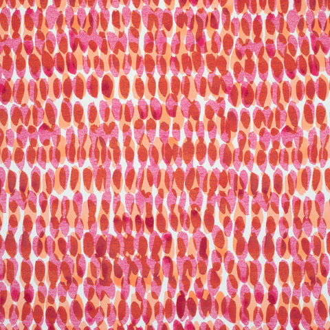 Rain Water Pink and Coral Fabric - F910095 - Thibaut Fabric