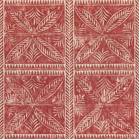Timbuktu Red Fabric - F910257 - Thibaut Fabric