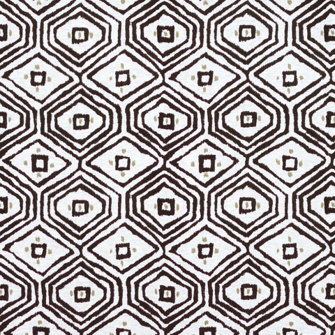 Pass-A-Grille Black Fabric - F910613 - Thibaut Fabric