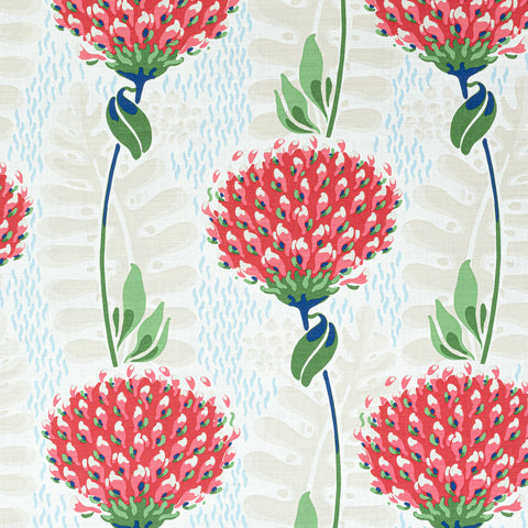 Tiverton Red Fabric - F910647 - Thibaut Fabric
