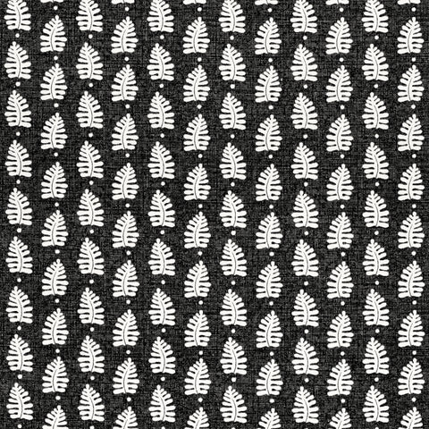 Ferndale Black Fabric - F910657 - Thibaut Fabric