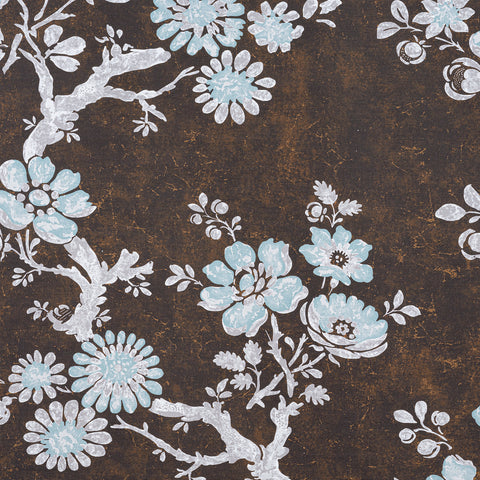 Claudette Brown Fabric - F910817 - Thibaut Fabric