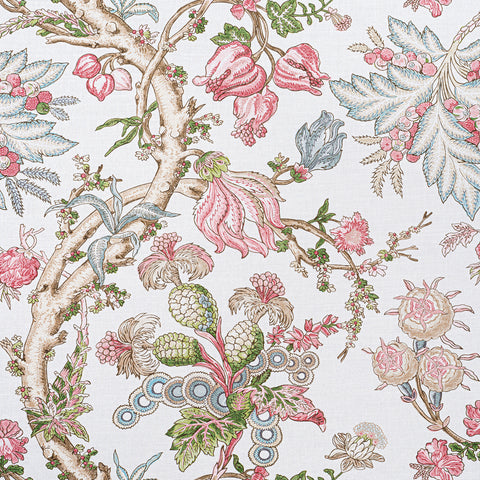 Chatelain Pink Fabric - F910848 - Thibaut Fabric